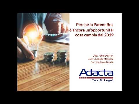 Perchè la Patent Box è ancora un&#039;opportunità: cosa cambia dal 2019