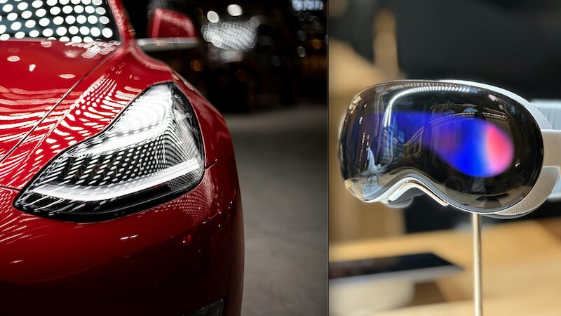 Tesla Model Y and Apple Vision Pro, new paradigm