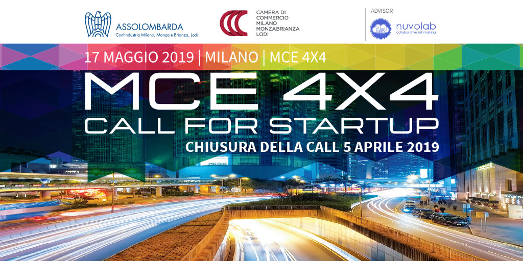 Ritorna MCE 4×4: si cercano startup della mobilità e non solo