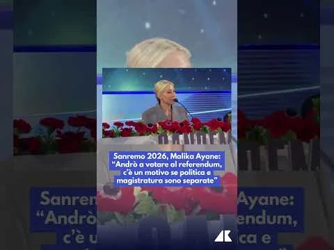 Malika Ayane: “Andrò a votare al referendum, c’è un motivo se politica e magistratura sono separate”