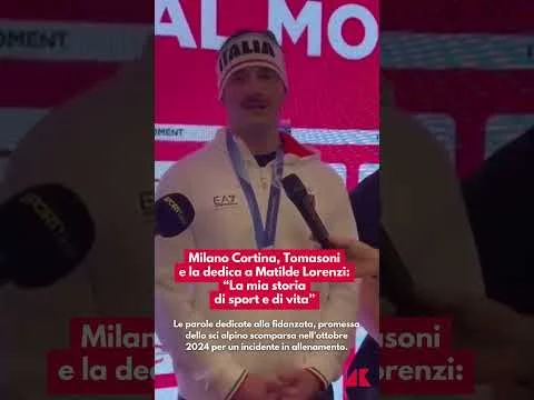 Milano Cortina, Tomasoni e la dedica a Matilde Lorenzi: “La mia storia di sport e di vita”