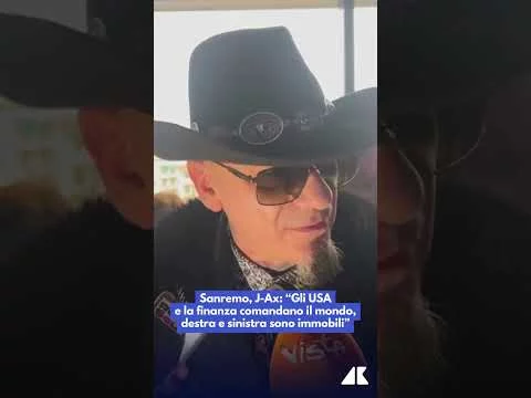Sanremo, J-Ax: “Gli USA e la finanza comandano il mondo, destra e sinistra sono immobili”