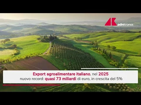 Export agroalimentare da record con 73 miliardi, +5%