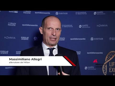 Il Ministro Schillaci premia Max Allegri per il progetto “Allenatore alleato di salute”