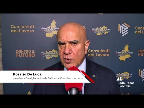 Professioni: De Luca (presidente CNO Consulenti Lavoro) “Contro l’inverno demografico lavoro