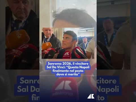 Sanremo 2026, Sal Da Vinci: “Questa Napoli finalmente nel posto che si merita”