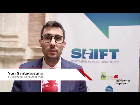 Sostenibilità: Santagostino (Gruppo Cap), ‘Shift, piattaforma multi-stakeholder per acqua ed