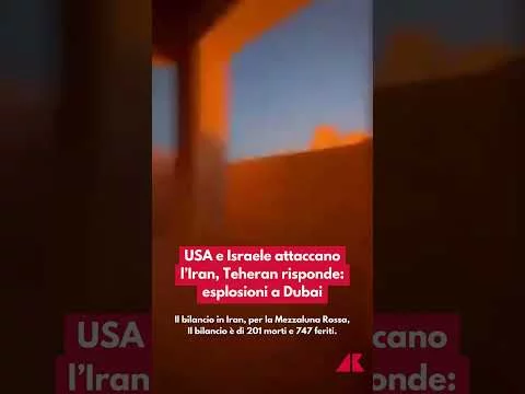 USA e Israele attaccano l’Iran, Teheran risponde: esplosioni a Dubai