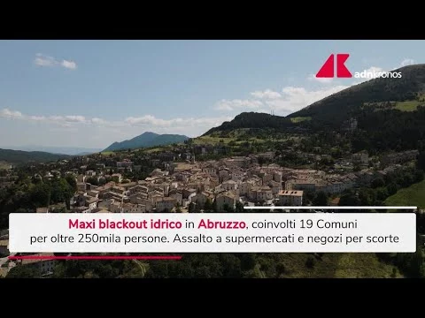 Abruzzo, ‘blackout idrico’ oggi e domani: i lavori tolgono l’acqua a 250mila persone