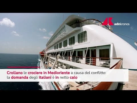 Crollano le crociere in Medio Oriente, guerra spaventa gli italiani