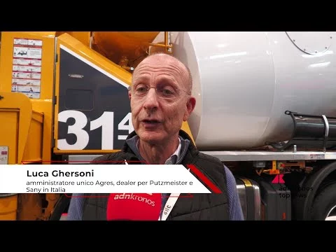 Gic 2026: Ghersoni (Agres), ‘presentiamo prototipo betonpompa con braccio da 31 metri’