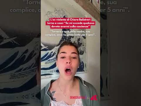 L’ex violento di Chiara Balistreri torna a casa: “Se mi succede qualcosa mi avrete sulla coscienza”
