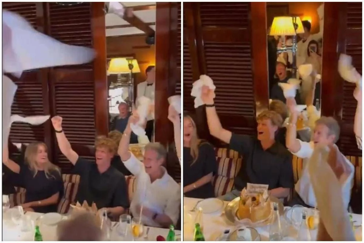 Sinner scatenato a Montecarlo, canta ‘We are the Champions’ con Laila