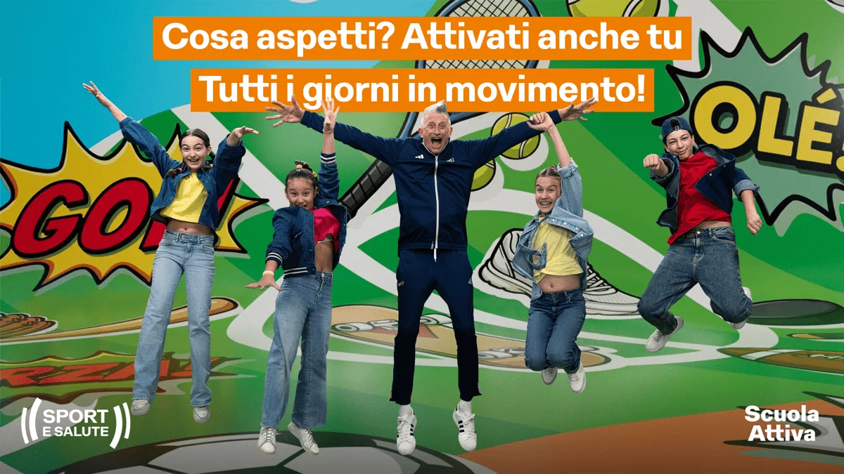 Sport e Salute, al via il contest ‘attiviamoci tutti i giorni in movimento’ per 2,3 milioni di studenti