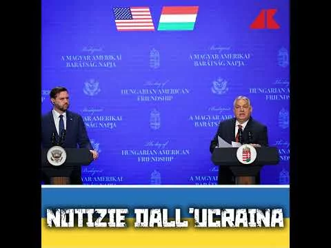 Vance: “Su Ucraina delusi da Europa. Bene Meloni e Orbán” – Notizie dall’Ucraina podcast, Adnkronos