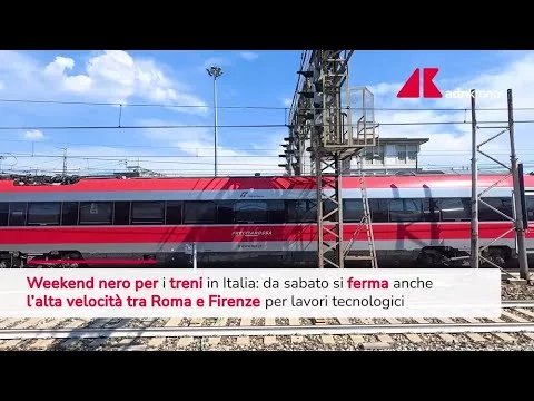 Weekend nero per i treni in Italia