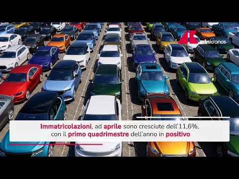 Auto, ad aprile immatricolazioni +11,6%