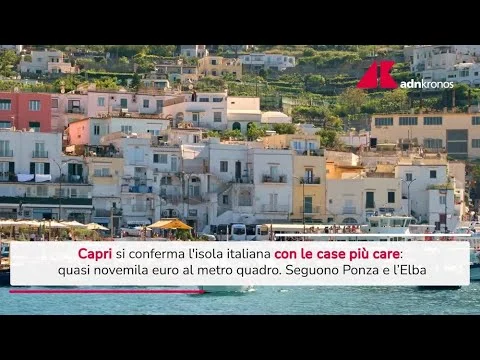 Capri è l’isola con le case più care d’Italia