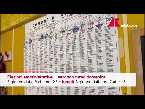 Elezioni amministrative, ballottaggi il 7 e 8 giugno