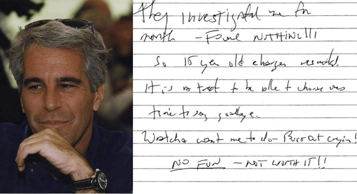 Jeffrey Epstein, il biglietto choc prima della morte: “Indagato per mesi, non hanno trovato nulla”