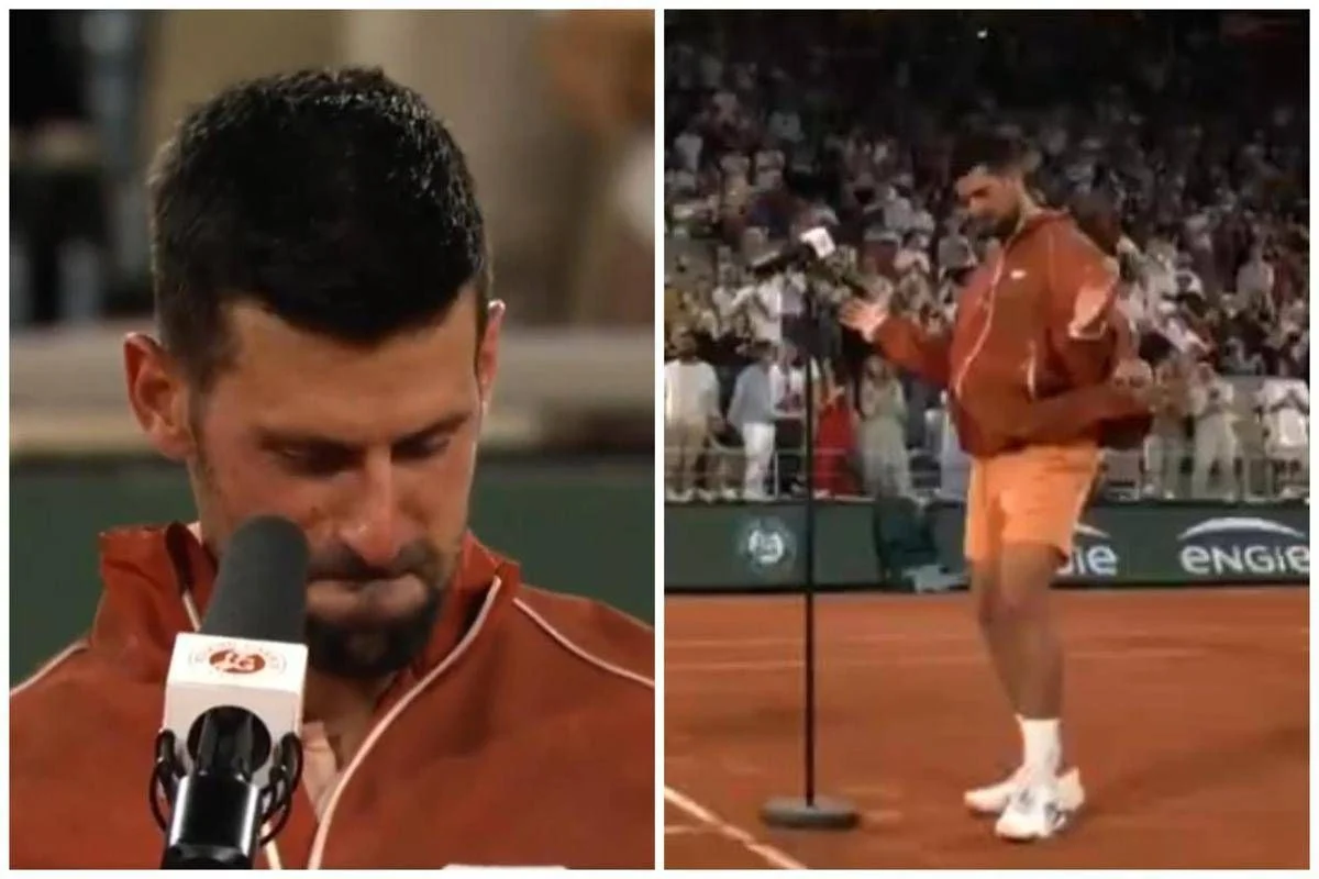 Roland Garros, Djokovic vince e… balla