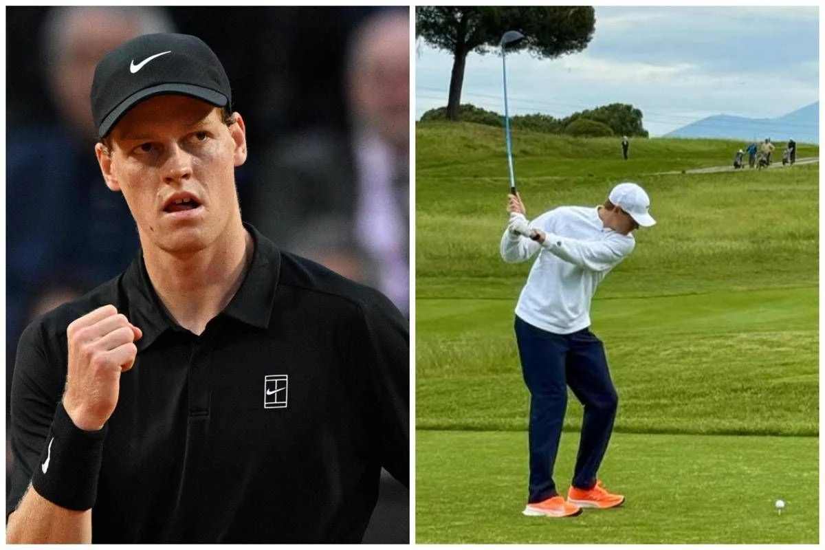 Sinner, prima di Popyrin la sfida con Vagnozzi… a golf