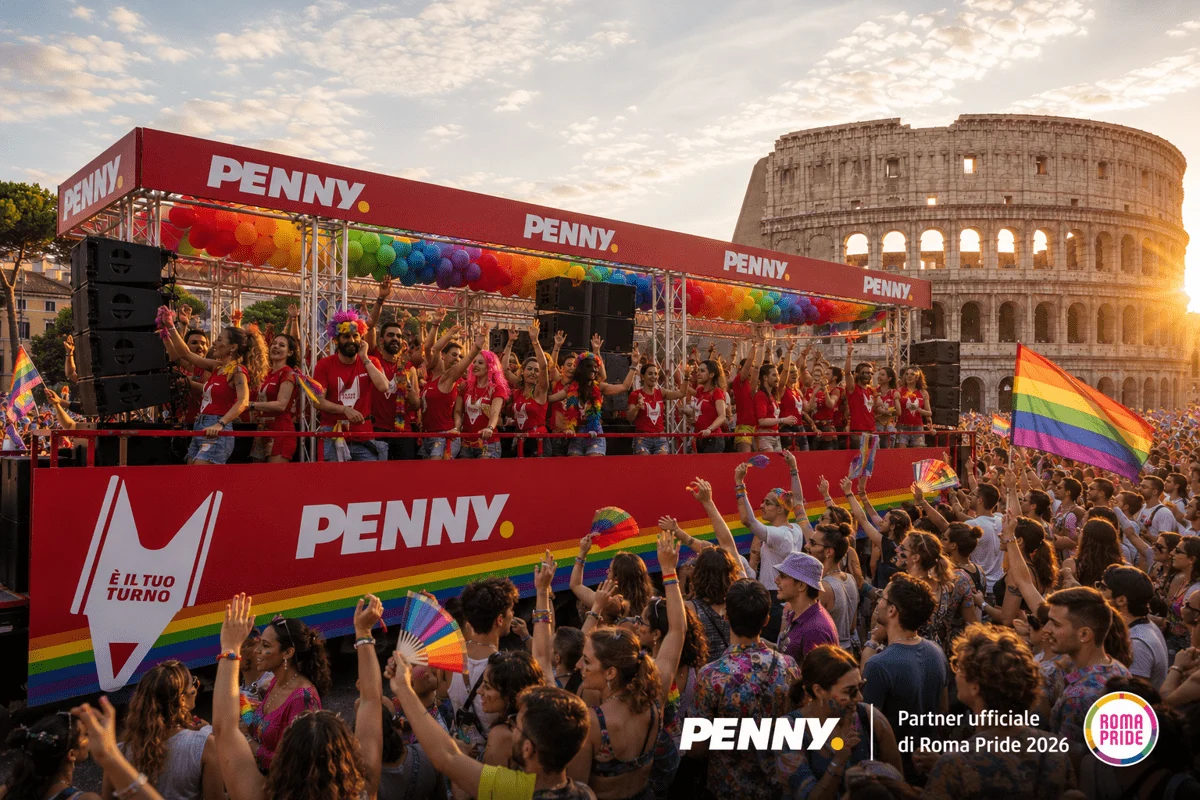 ‘E’ il tuo turno’, Penny Italia sarà partner ufficiale del Roma Pride 2026