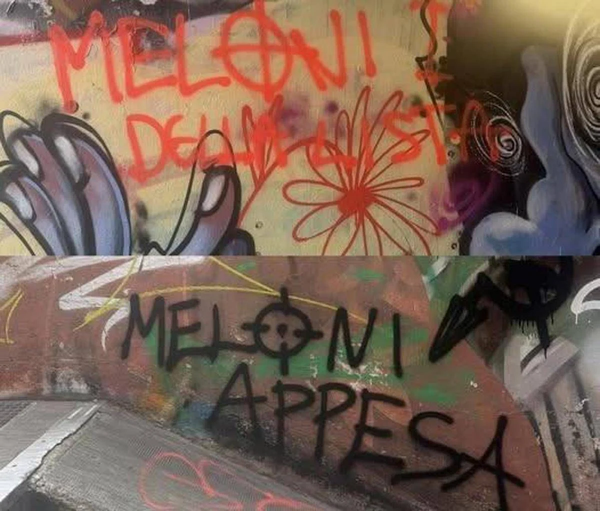 A Firenze scritte choc con minacce a Meloni: “Sei la prima della lista”