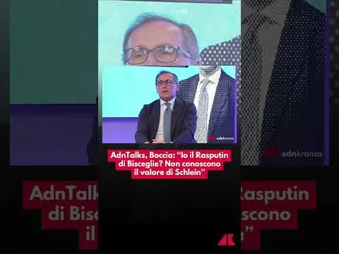 AdnTalks, Boccia: “Io il Rasputin di Bisceglie? Non conoscono il valore di Schlein”