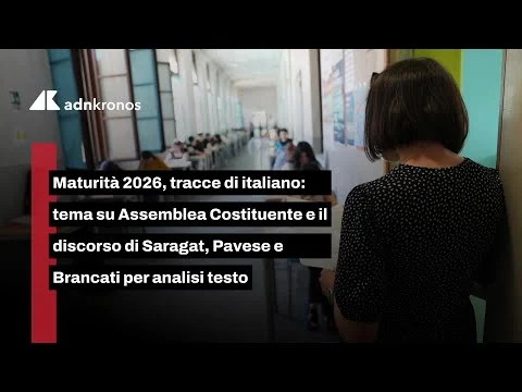 Maturità 2026, temi di italiano: dall’Assemblea Costituente al discorso di Saragat, Pavese e