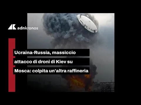 Ucraina-Russia, massiccio attacco di droni di Kiev su Mosca: colpita un’altra raffineria
