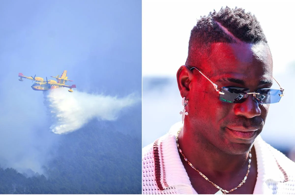 Ugento, in fiamme lidi e resort di lusso: evacuati 700 turisti, c’è anche Mario Balotelli