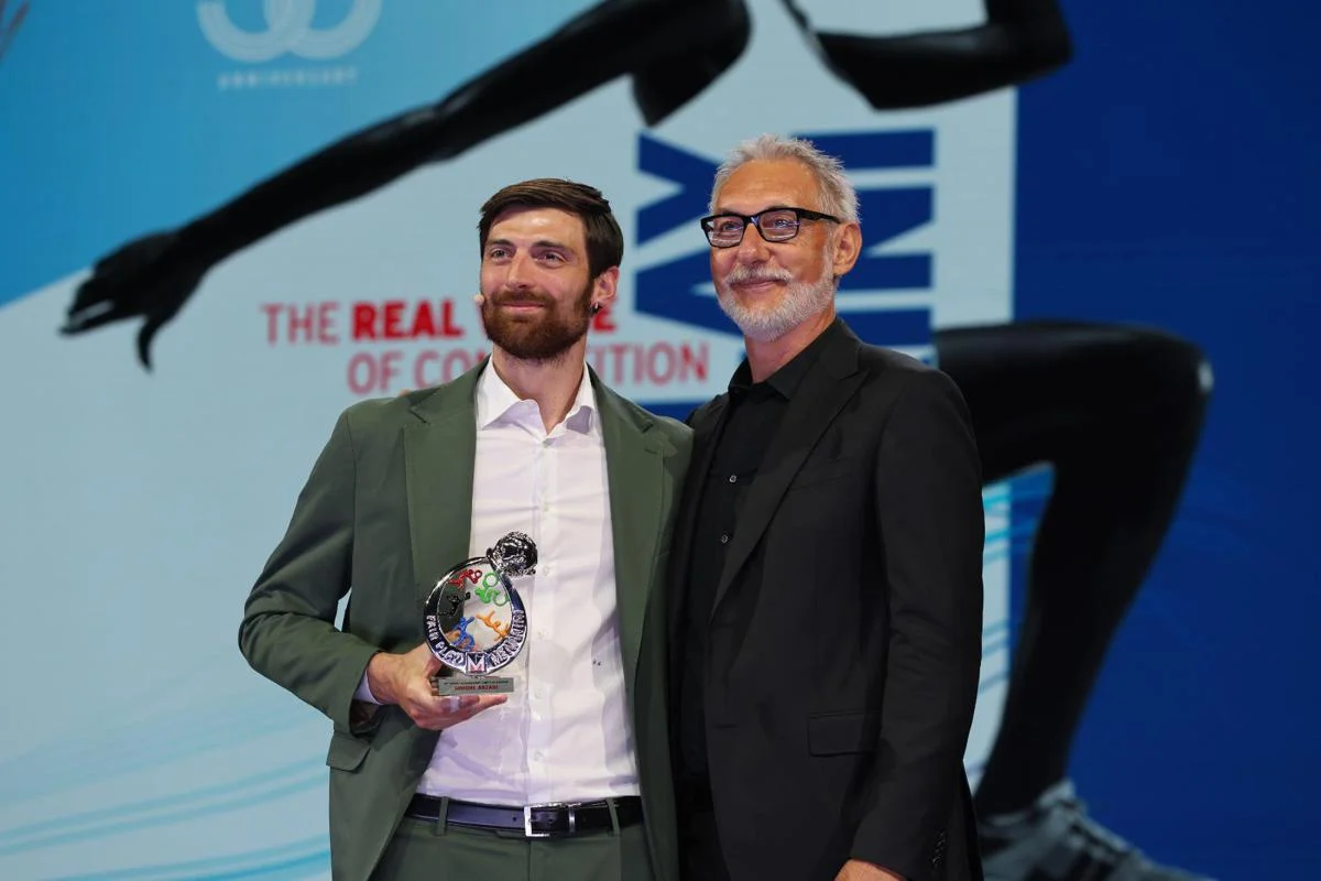 Premio Fair Play Menarini a Simone Anzani: “Orgoglio e responsabilità trasmettere valori”